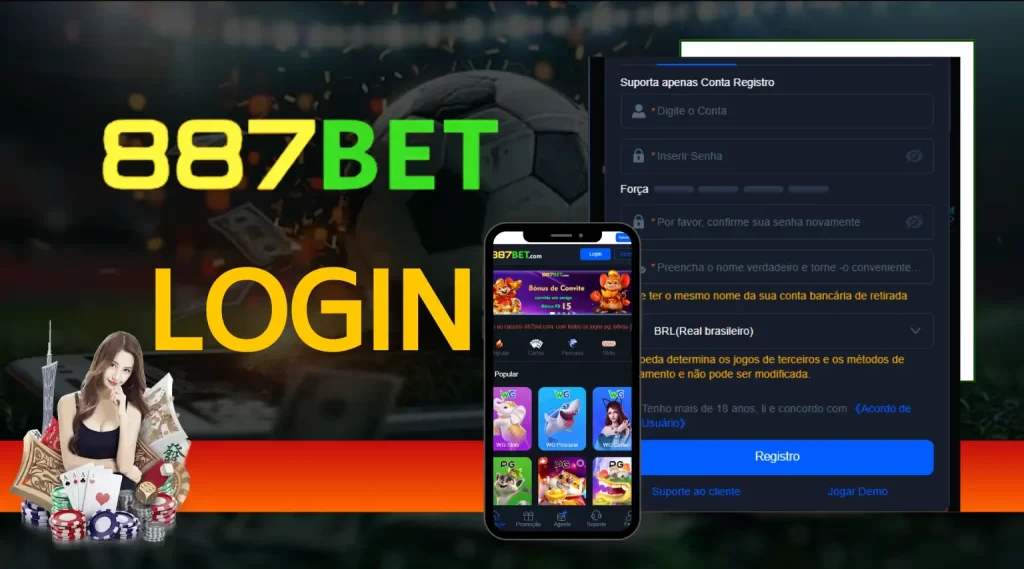 Instruções para fazer login no 887Bet de uma só vez